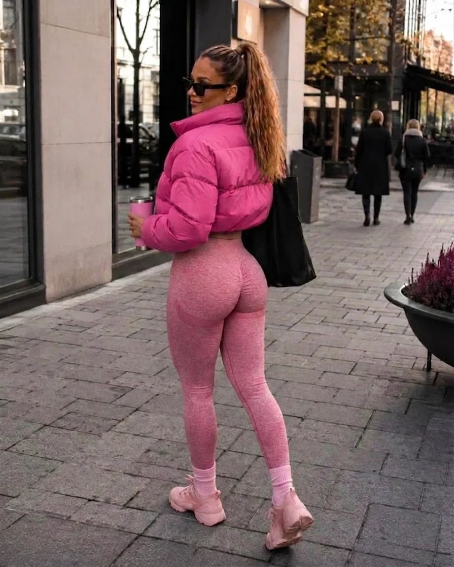 Peach Shaped Leggings