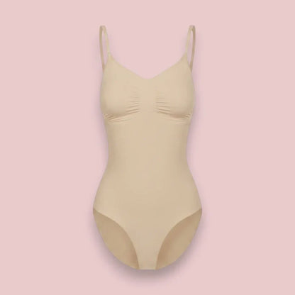 Andningsbar shapewear-body med magkontroll och rumplyft