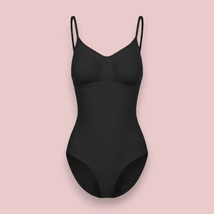 Andningsbar shapewear-body med magkontroll och rumplyft