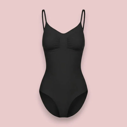 Andningsbar shapewear-body med magkontroll och rumplyft