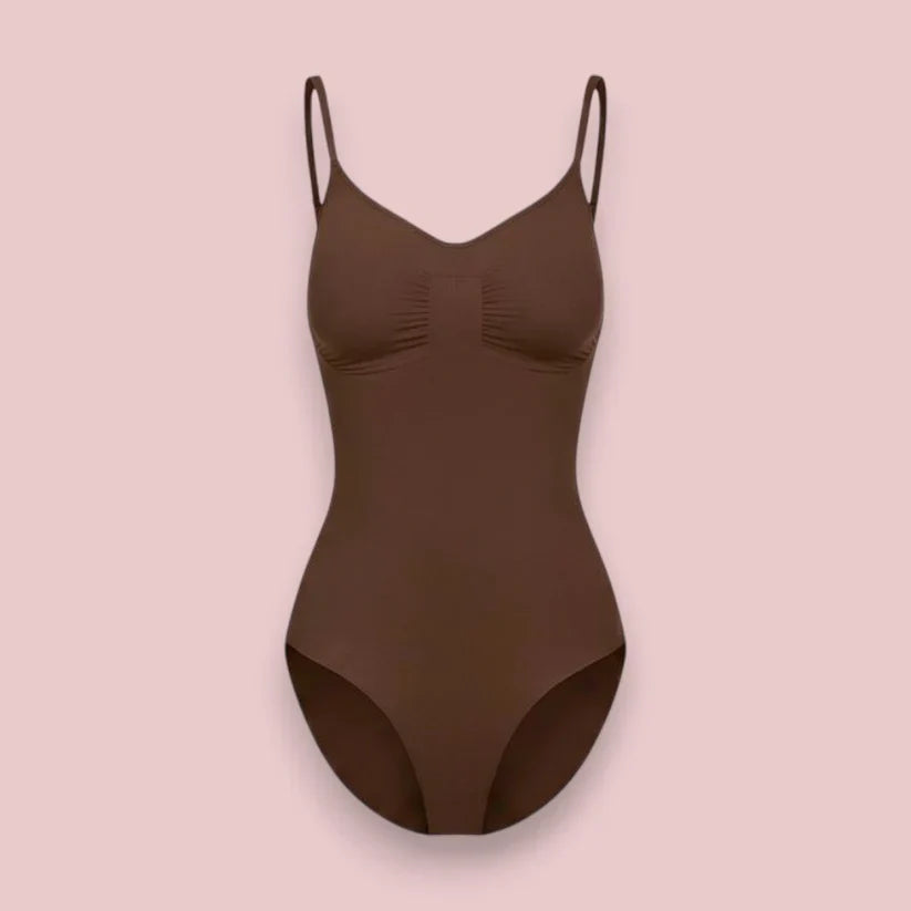 Andningsbar shapewear-body med magkontroll och rumplyft