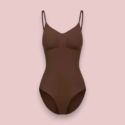 Andningsbar shapewear-body med magkontroll och rumplyft